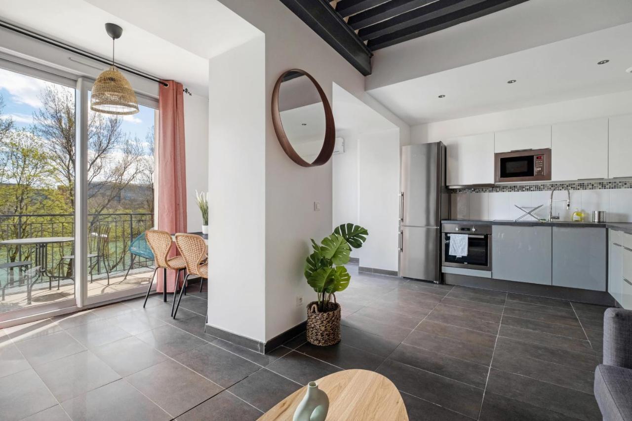 Lyon Cite- Appartement Vue Rhone Terrasse-Caluire מראה חיצוני תמונה